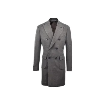 Corneliani Coats Men Coffee