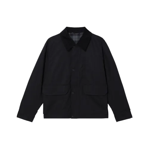 UNIQLO cinzento jackets Coats Men's Black