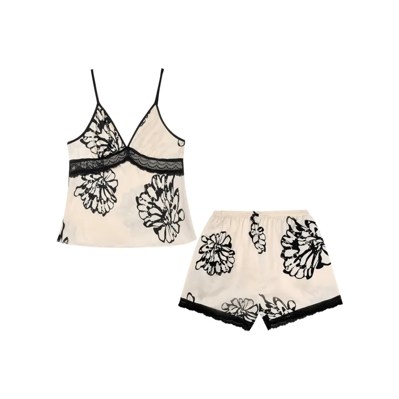 IIZZINI Pajama Set Women's Apricot-0