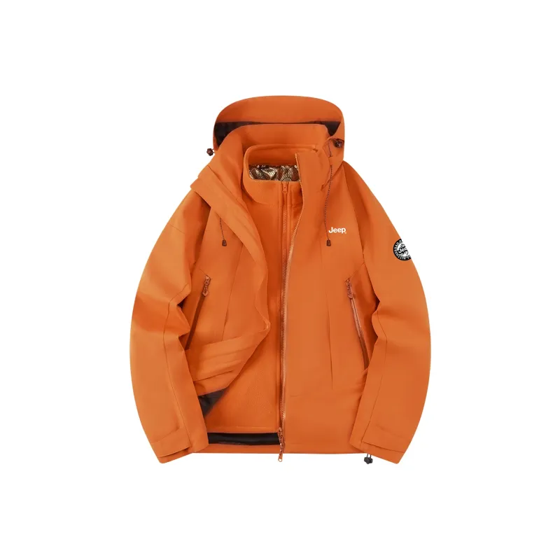 Jeep Urban Living/Travel/Commuting Keep Warm And Windproof Windbreaker Jacket Unisex-1