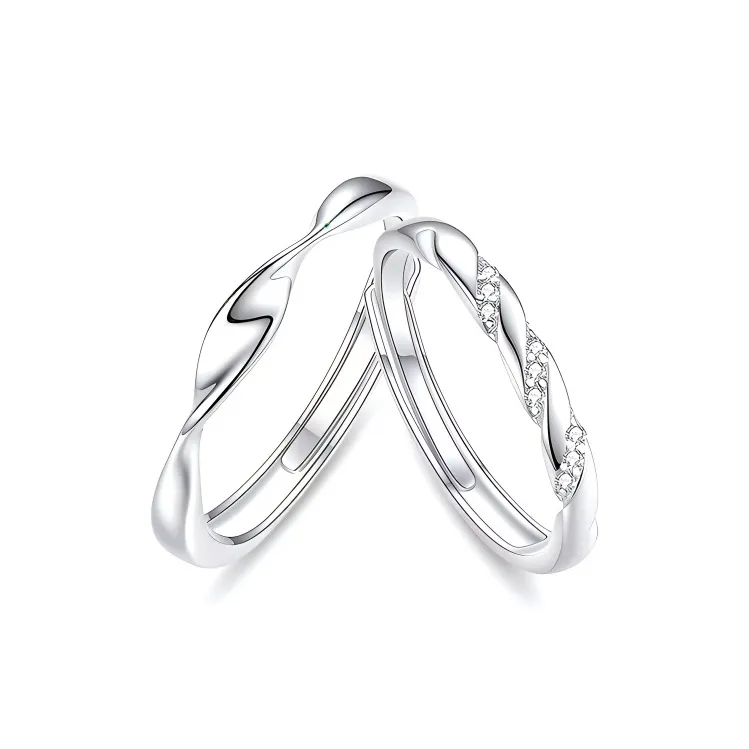 Lao Feng Xiang 925 Sterling Silver Rings Unisex-0