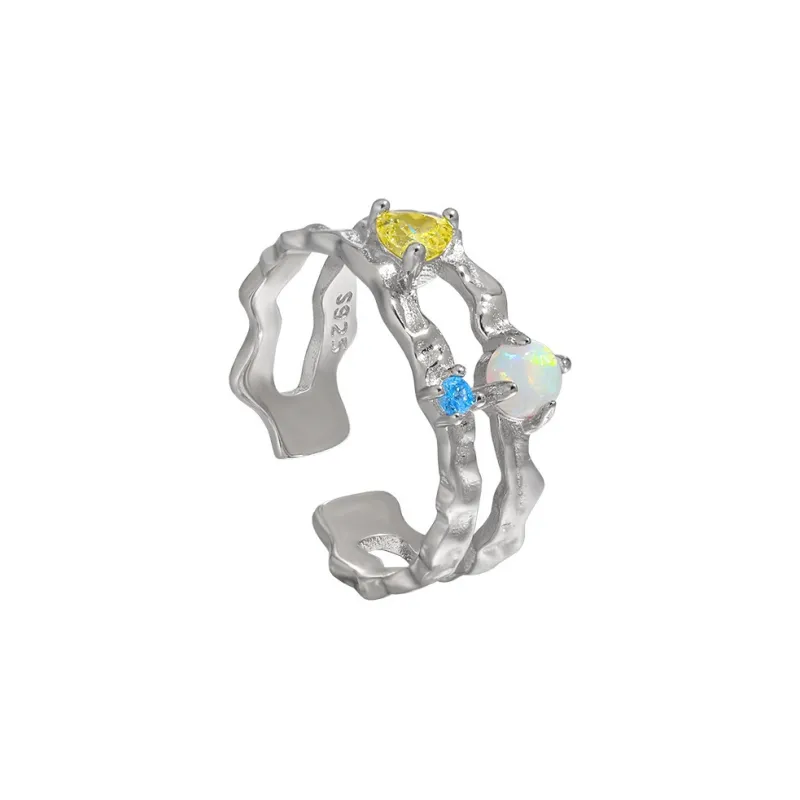 Quarqor S925 Silver Rings Women's-0