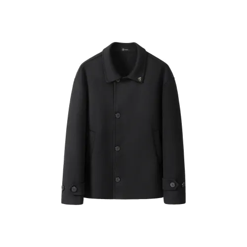 Automobili Lamborghini Jackets Coats Men's Black