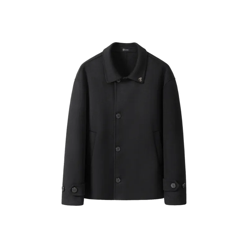 Automobili Lamborghini Jackets Coats Men's Black-0