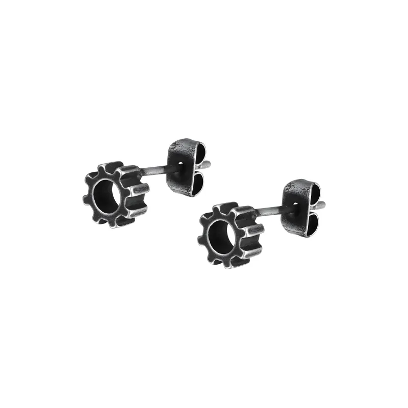 ENFANTIN Stainless Steel Stud Earrings Unisex-0