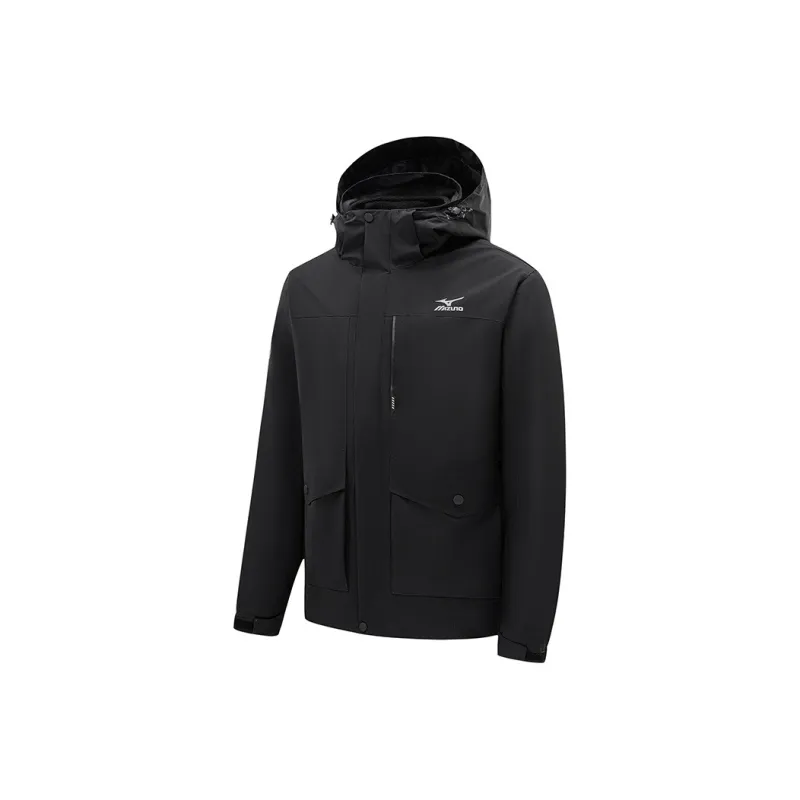 Mizuno Waterproof, Windproof, Breathable, Thermal, Water Repellent, Cold Resistant, Rainproof Windbreaker Jacket Men's-1