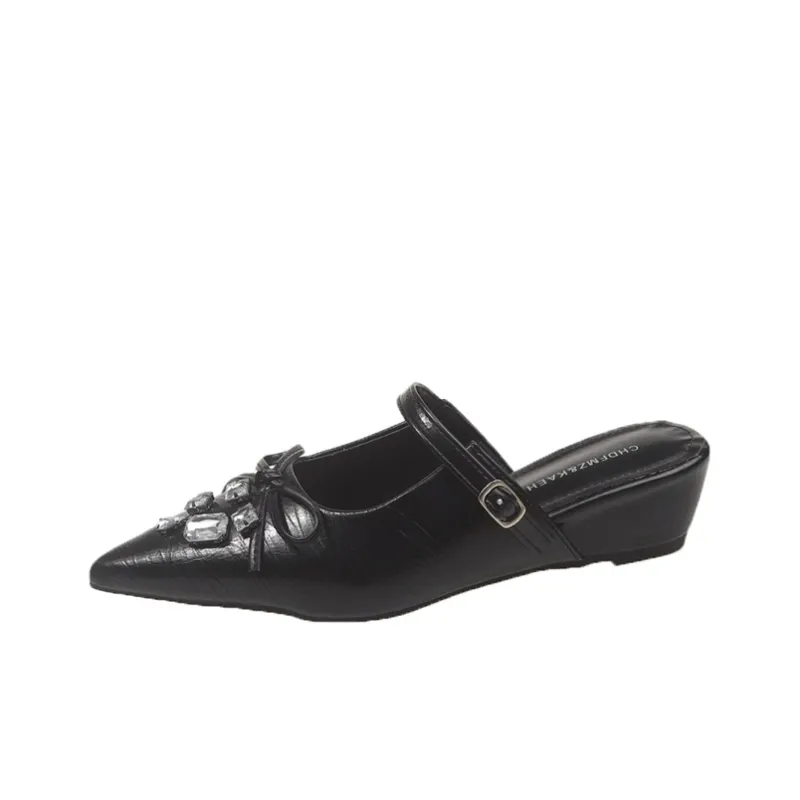 AJPAP Quiet Odor Resistant Abrasion Resistant Slip Resistant Closed Toe Slippers Women's-15
