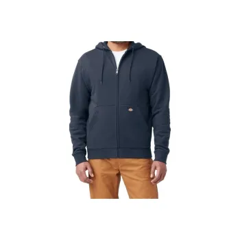 Dickies Midweight Fleece Zip Hoodie Jackets Coats Men's Blue