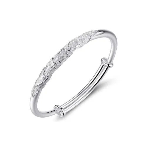 Bear Silversmith High Content Sterling Silver Sterling Silver Bangle Women's