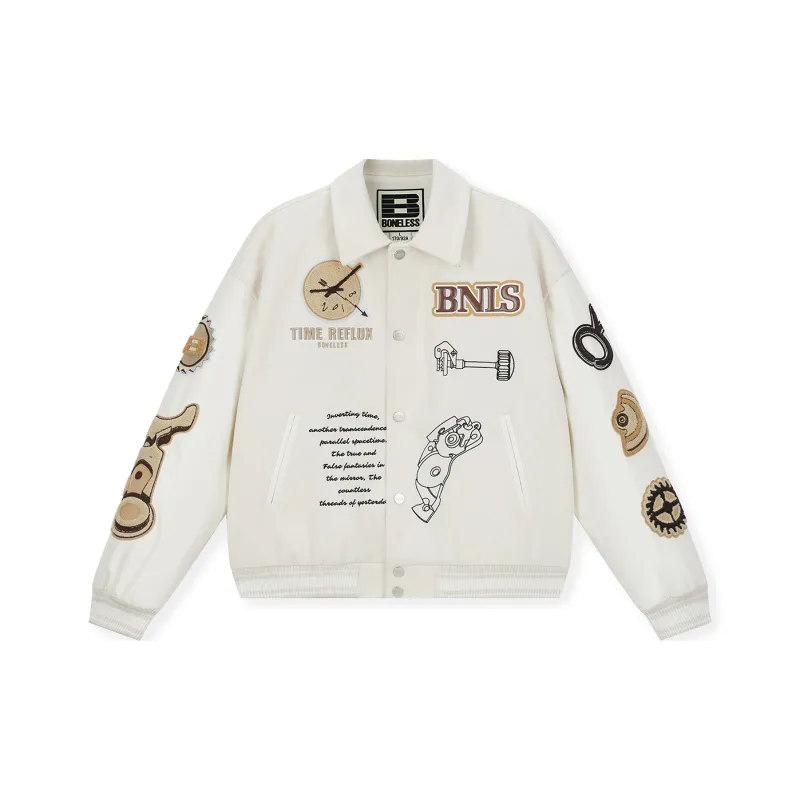 BONELESS Baseball Jacket Unisex-0