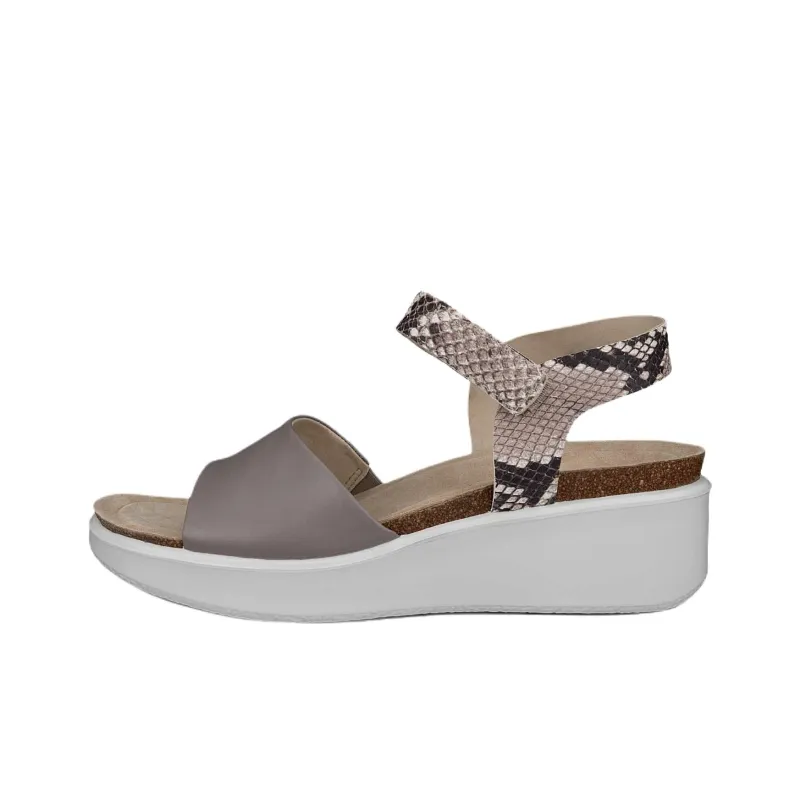 Ecco Flowt One Strap Sandals Women's Gray-0