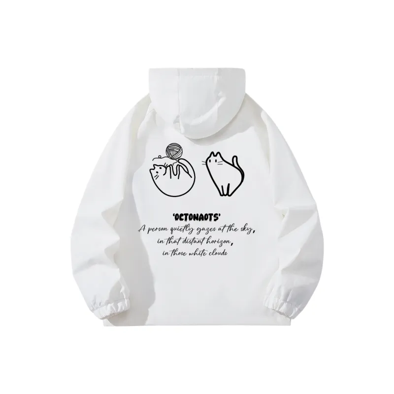 Small Columns Under The Sea Jackets Coats Unisex Black-3