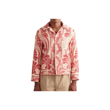 BODE Nouveau Monstera Cotton Shirt