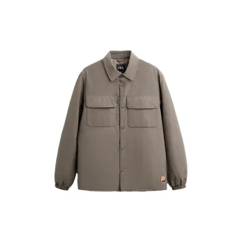 ZARA Jackets Men Tan