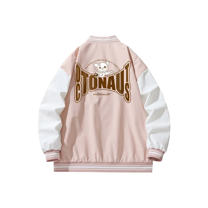 Small Columns Under The Sea Baseball Jacket Unisex-4