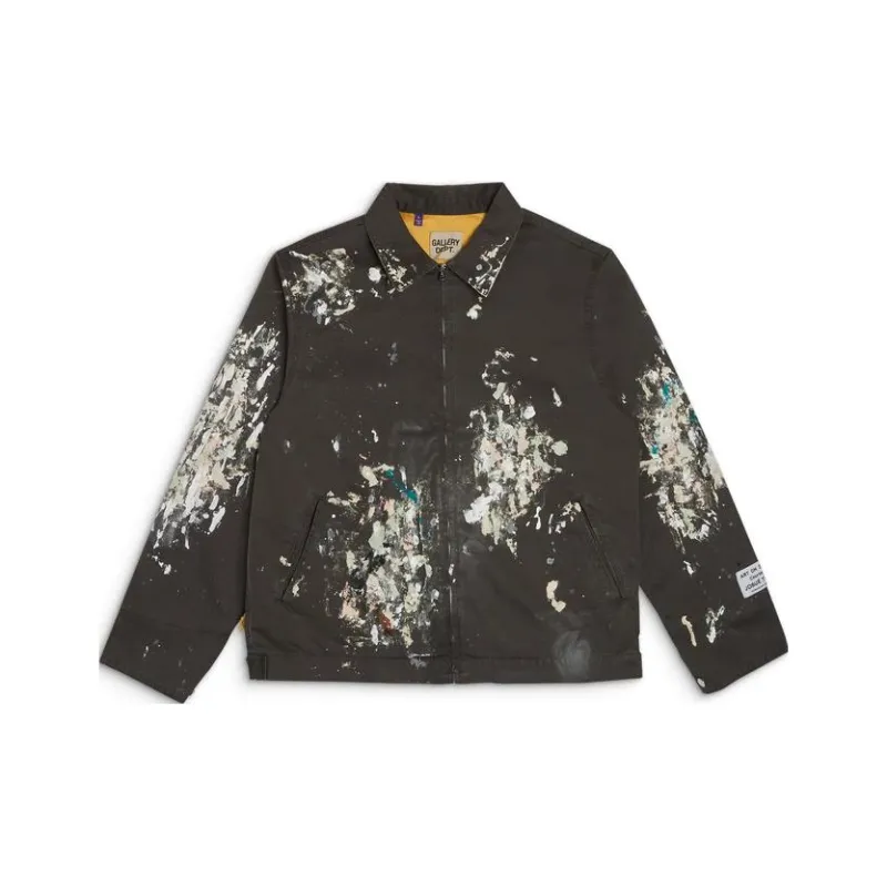 Gallery Dept. Montecito Paint Splatter-Printed Zipped Jacket-0