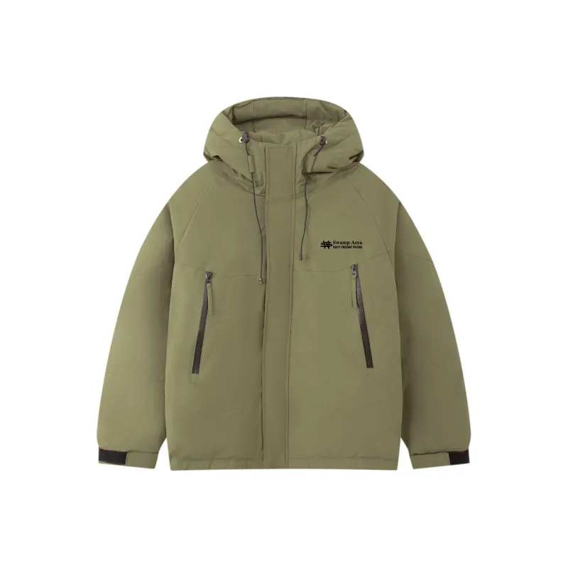 SWAMP AREA Puffer Jacket Unisex-15