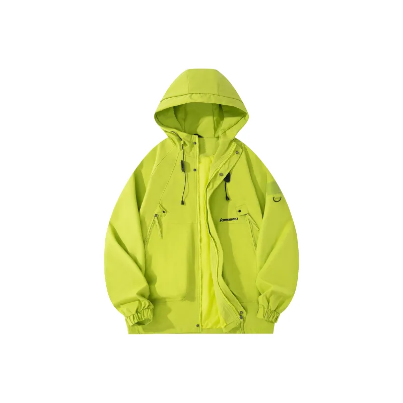 Kawasaki Jackets Coats Unisex Black-7