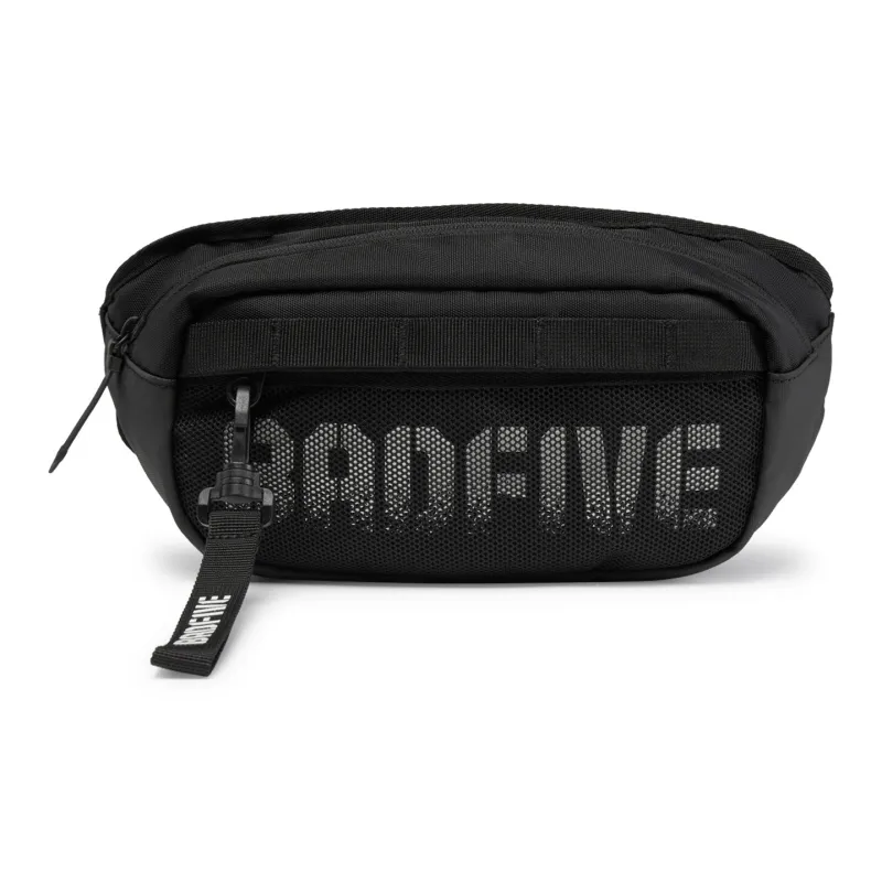 LiNing Polyester One Shoulder Crossbody Fanny Pack Unisex Black-0