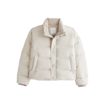 Abercrombie＆Fitch Down Jacket Men's Warm Beige