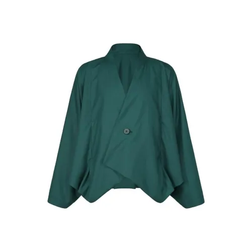 ISSEY MIYAKE Swing Jackets Coats Men's Green