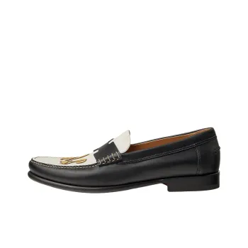 HERMES Kennedy Casual Shoes Men's Black
