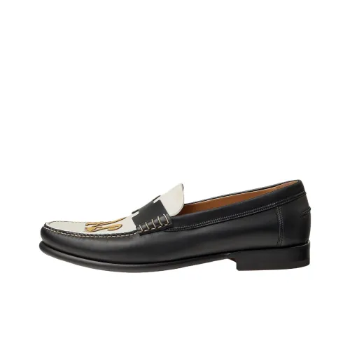 HERMES Kennedy Casual Shoes Men's Black