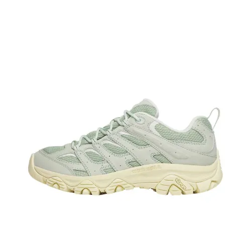 MERRELL MOAB 3 Low Top Hiking Shoes Women's Gray Green