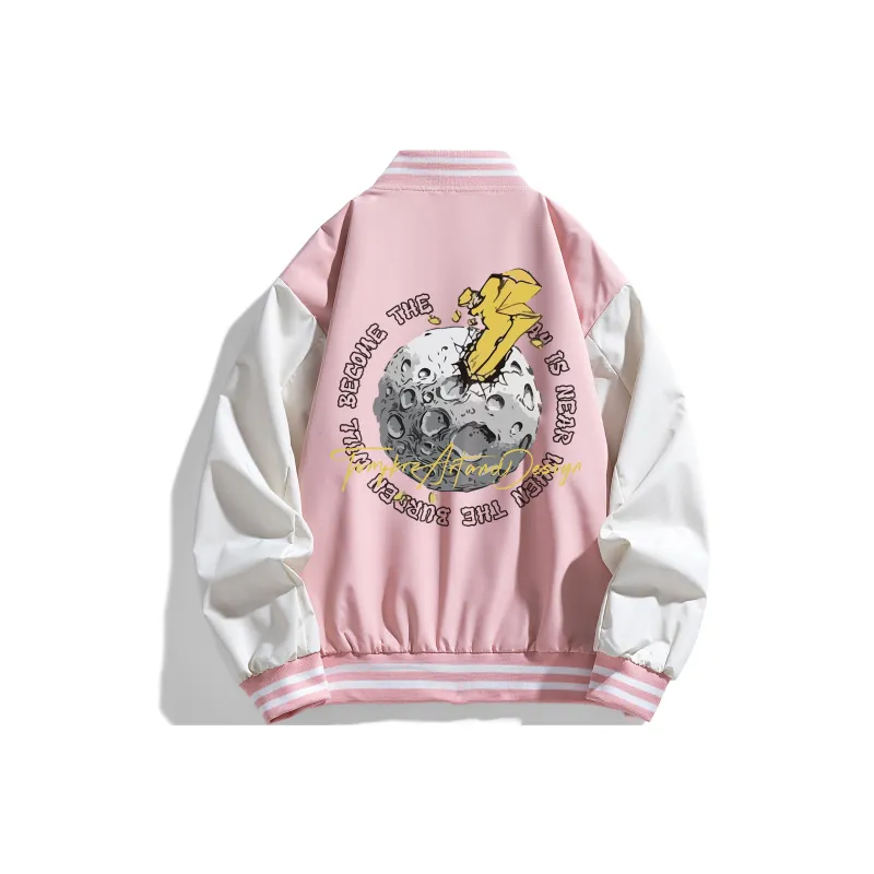 FONDLOOK Baseball Jacket Unisex-5