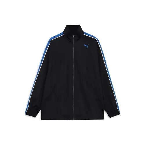 PUMA Knit SHADOW STRIPE Jackets & Coats Men's Black