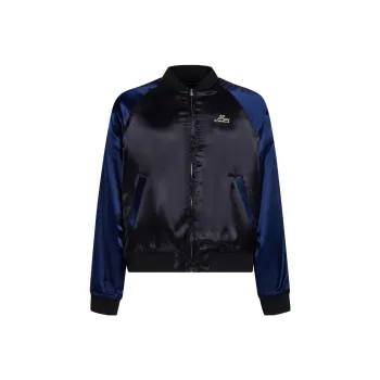 MARNI Emrboidered Logo Satin Jacket
