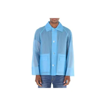Burberry Jackets Men Blue