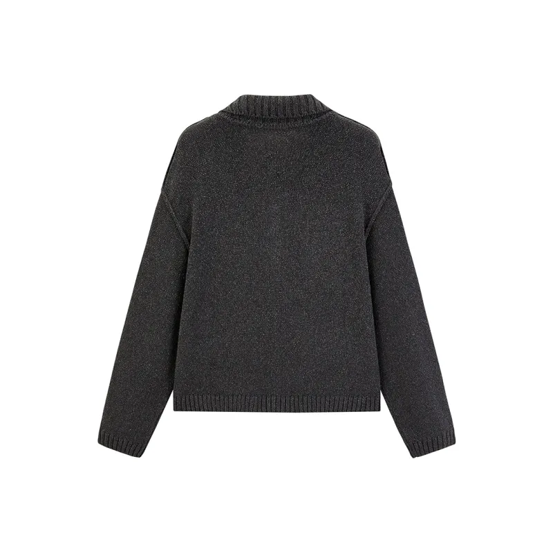 PEACEBIRD Knitwear Women's Peat Gray-1