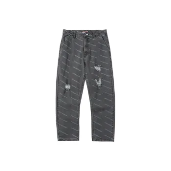 ENSHADOWER Jeans Unisex Black Gray Color