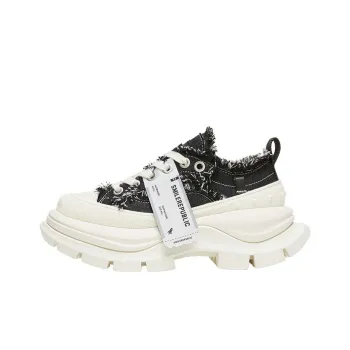 SMILEREPUBLIC Anti Slip And Wear Resistant Height Increasing Low Top Chunky Sneakers Unisex
