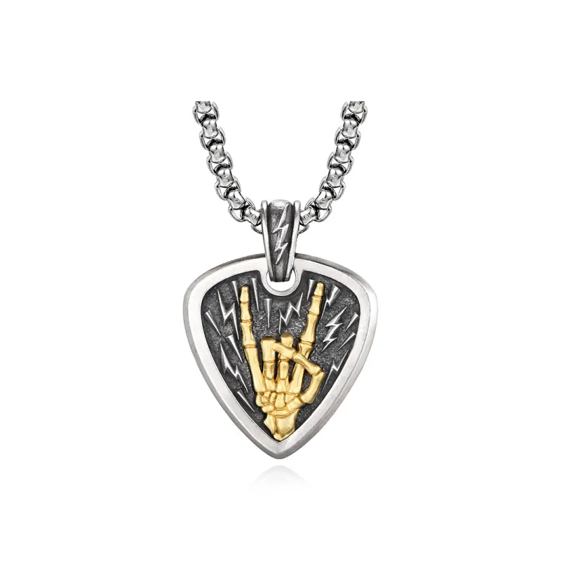 IDEAGEMER S925 Silver Necklaces Men's-0