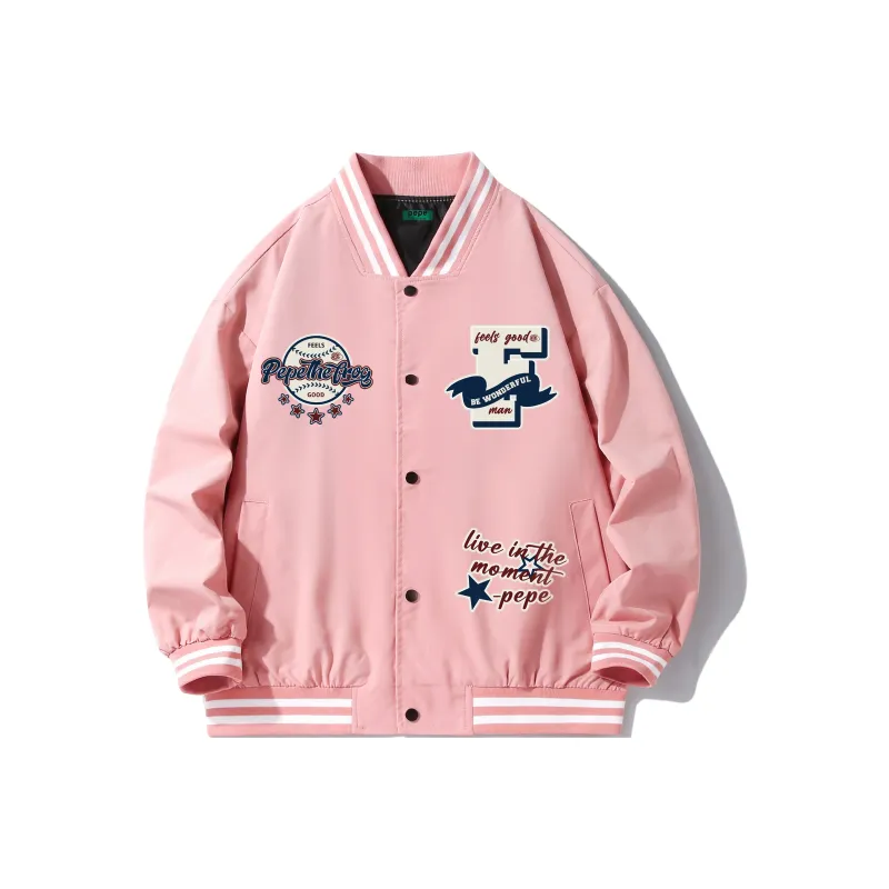 Pepe The Frog Baseball Jacket Unisex-7