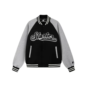 STARTER Baseball Jacket Unisex Black