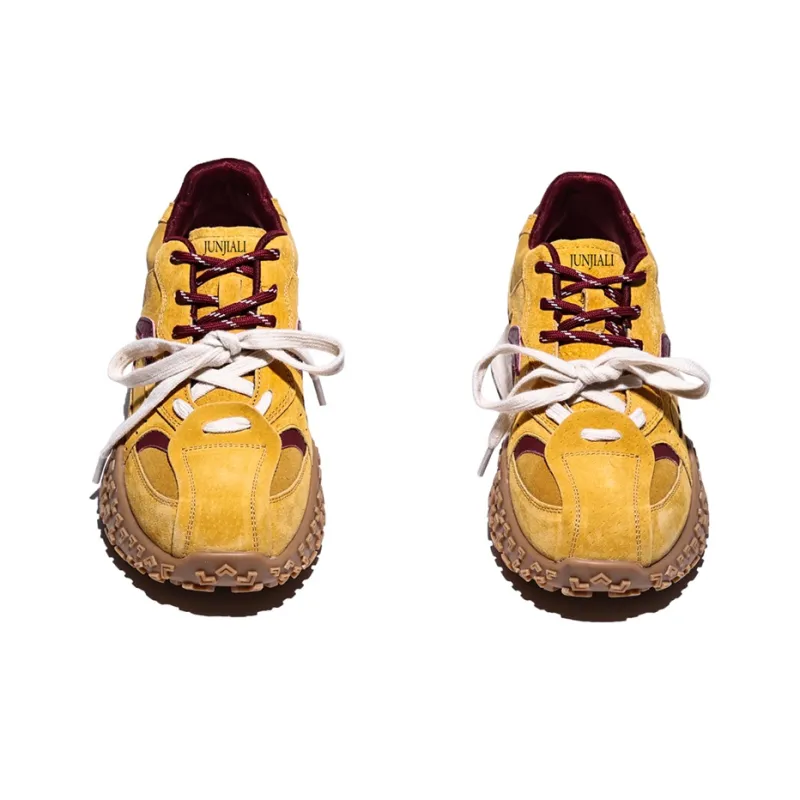 Junjali Slip Resistant, Abrasion Resistant, Lightweight, Height Increasing Low Top Casual Shoes Women's-2