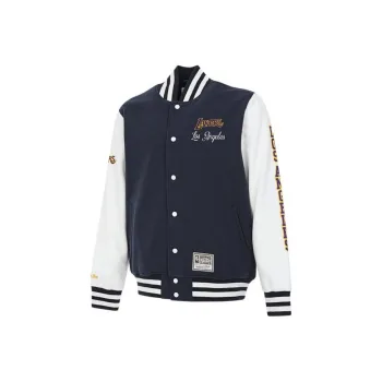 Mitchell & Ness Jacket Unisex Navy Blue/White