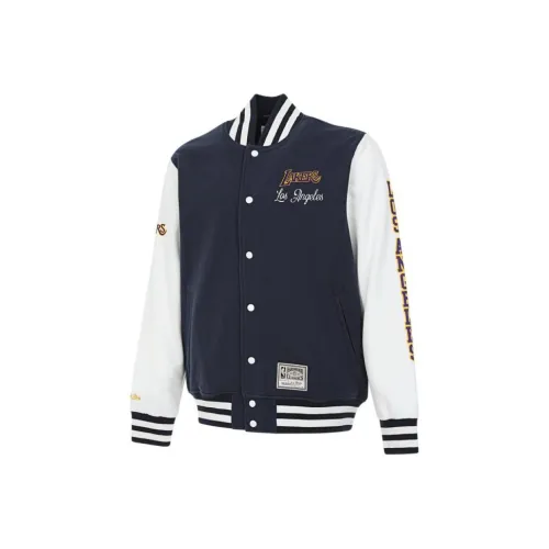 Mitchell & Ness Jacket Unisex Navy Blue/White
