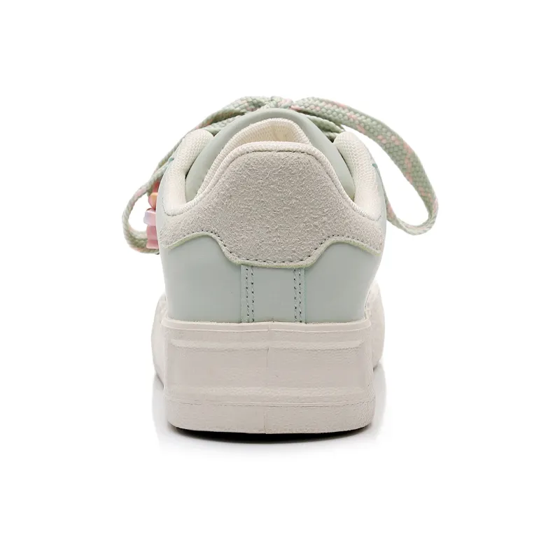 Feiyue Girly Heart Series Abrasion Resistant, Lightweight, And Breathable Low Top Skateboard Shoes Women's-5