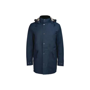 BARBOUR Chelsea Mac Jacket Jackets Coats Men's Marine Blue