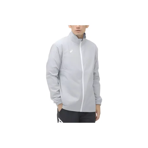 Asics Jackets & Coats Men's Gray