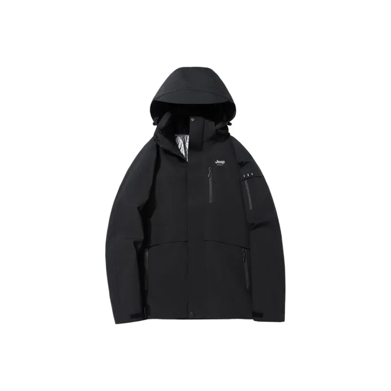 JEEP SPIRIT Waterproof, Windproof, Breathable, Abrasion Resistant, Thermal, Cold Resistant Windbreaker Jacket Unisex-0