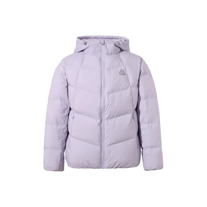 PEAK Down Jacket Unisex Silver Gray Purple-0