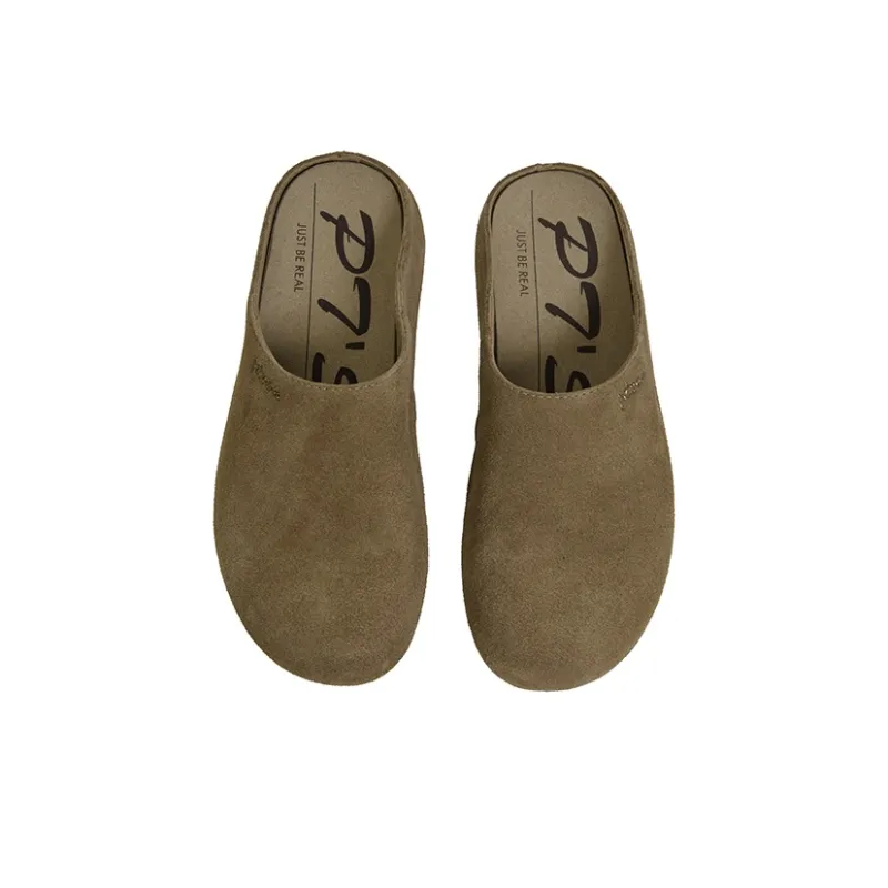 PT'SON Rubber Sole Abrasion Resistant Closed Toe Slippers Women's-10