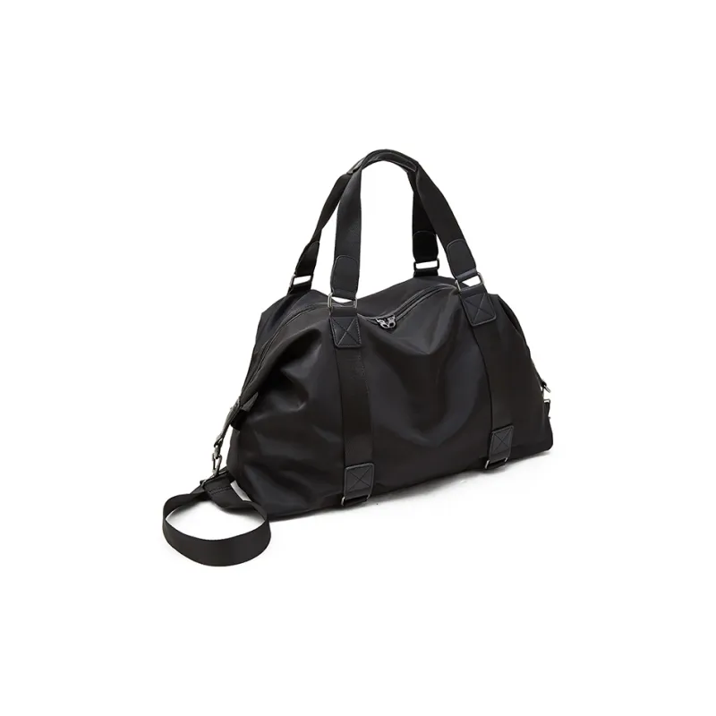 Old Man's Head Fabric Travel Bag Men's Black-1