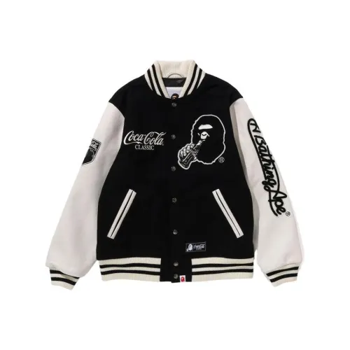 A BATHING APE X Coca Cola Varsity Jacket