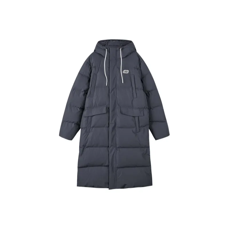Skechers Colorful Down Jacket Men's Odyssey Gray-0